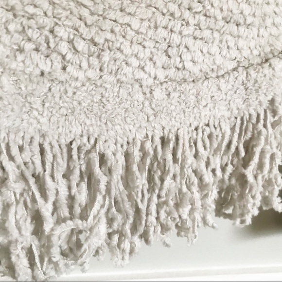 Margaret O'leary Women's XS Samantha Cashmere Blend Fringe Jacket Cardigan Cozy - Picture 4 of 6